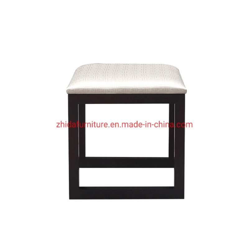 Accent Style Solid Wood Frame Living Room Chair Stool