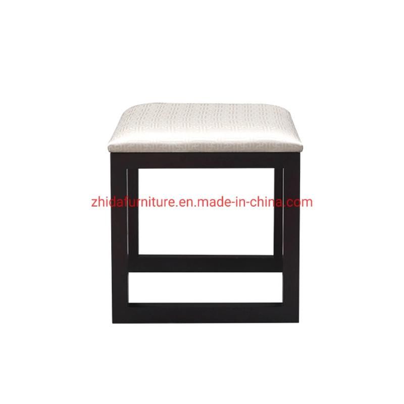 Accent Style Solid Wood Frame Living Room Chair Stool