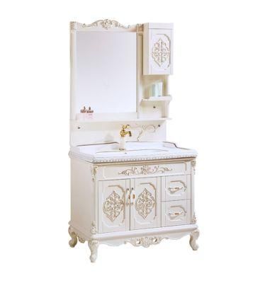 Ready Made America Project Vanity Cheap Wood Cabinets Single Bathroom Vanity Cabinet