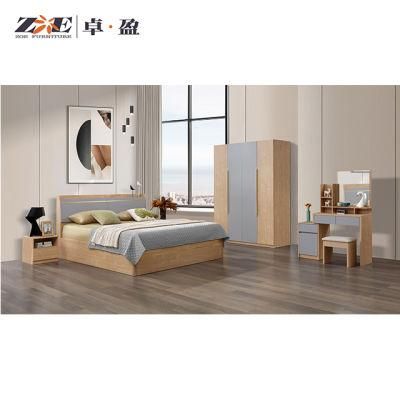 New Modern Design Foshan Furniture Wooden Bedroom Set