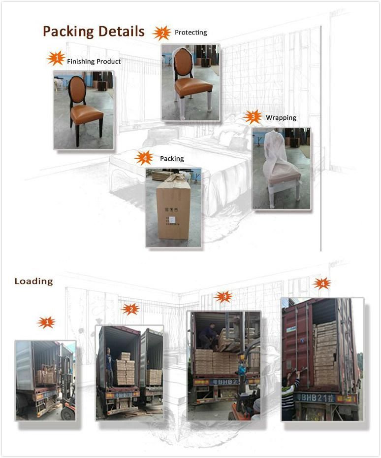Foshan Manufacturer Simple Modern Chairs for Hotel Furniture