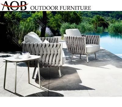 Modern Outdoor Garden Home Hotel Villa Resort Balcony Terrace Leisure Rope Chair Furniture Set