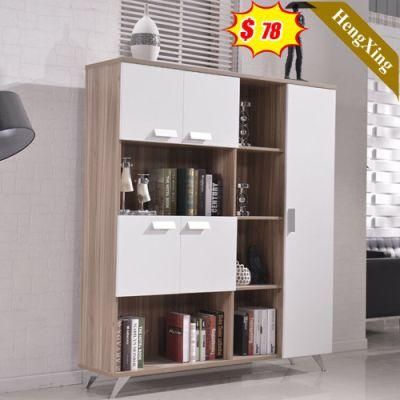 China Factory Wholesale Wooden Office School Furniture White Color Storage Drawers File Cabinet