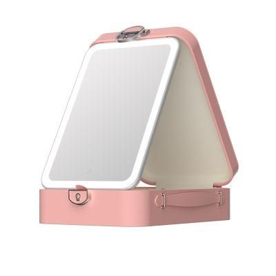 Travel Case Mirror for Cosmetic and Makeup Portable Design
