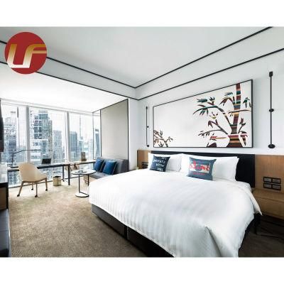 Modern Hotel Apartment Bedroom Suite Room Supply Wooden Headboard Furniture