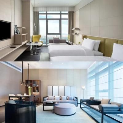 New Design 5 Star Luxury Modern Double Customized Wooden Regency Ihg Hotel Bedroom Furniture (GLBS-0003)