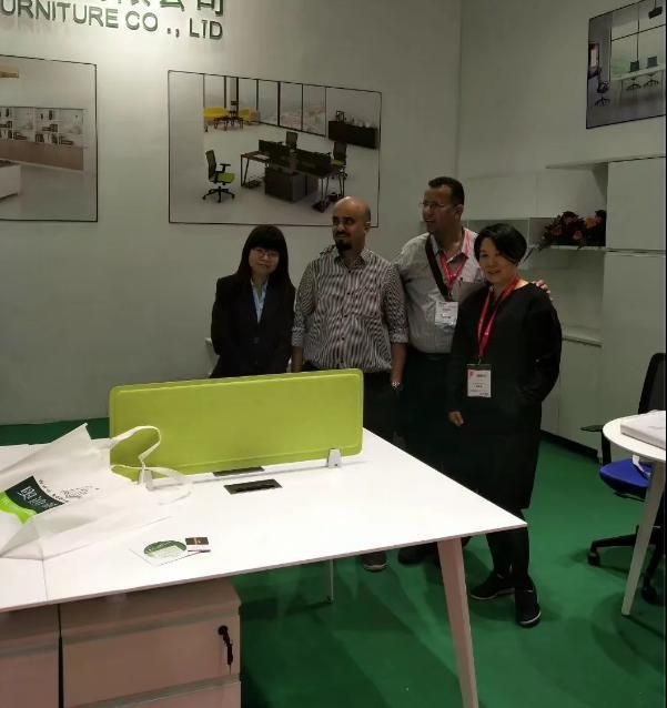 High Quality Desks Executive Melamine MDF Laminated Particle Office Furniture with Storage Cabinet CEO Director Manager, Staff Computer Desk