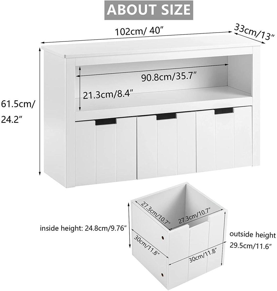 Kids Toy Cabinet Livingroom Storage