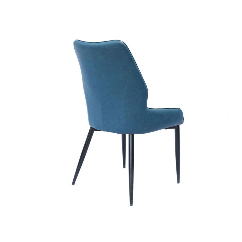 Modern Customizable Home Hotel Furniture Restaurant Dining Chair with Metal Legs