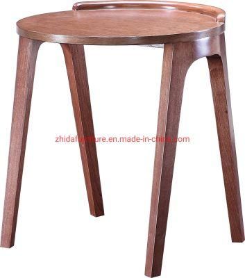 Modern Walnut Wood Colour Side Table