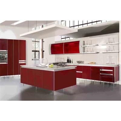 Modern Designs High Gloss Lacquer Modular Kitchen Cabinets