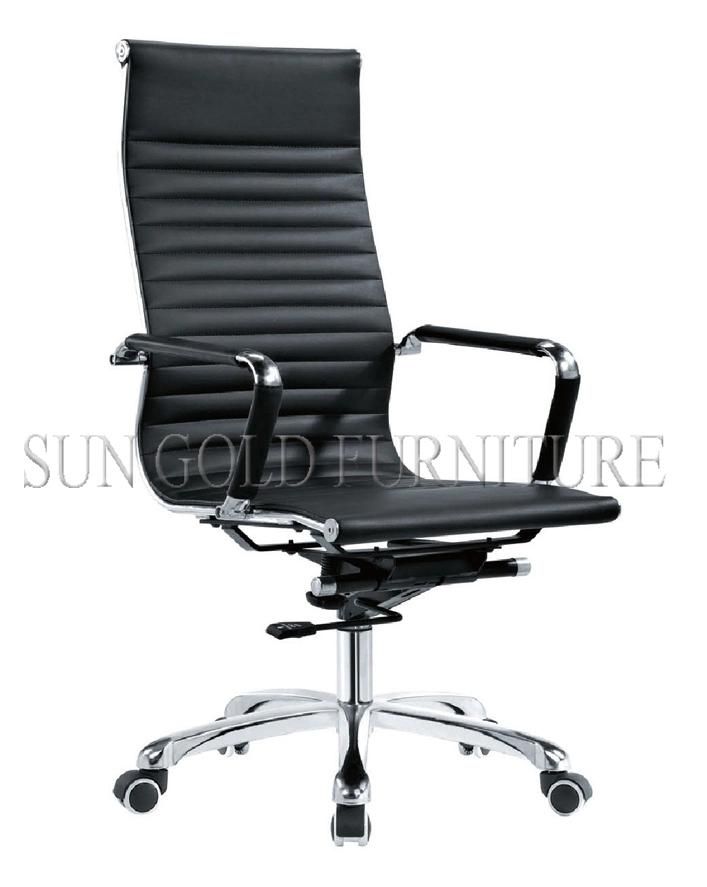 Modern Middle Back Leather Swivel Computeroffice Leather Computer Chair