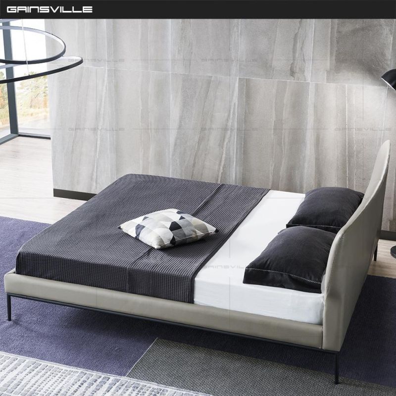 Factory Direct Sale Popular King Bed Simple Modern Villa Bed