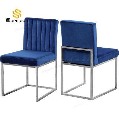 Living Room Low Back Dining Chairs with Stainless Steel Base