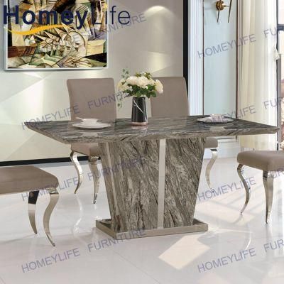 Newest Modern Home Furniture Marble Dining Table