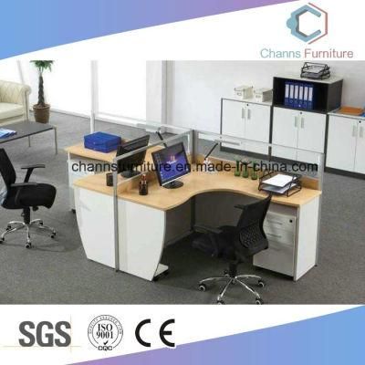L Shape on Sale! ! ! Modern Staff Workstation, Office Desk with Drawers (CAS-W1872)