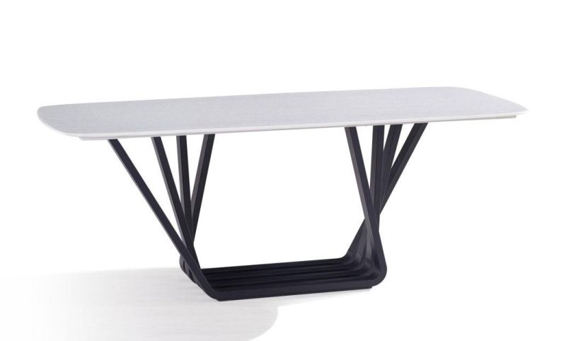 CT-019 Dining Table Natural Marble Top Top /Modern Dining Table in Home and Hotel in Restaurant