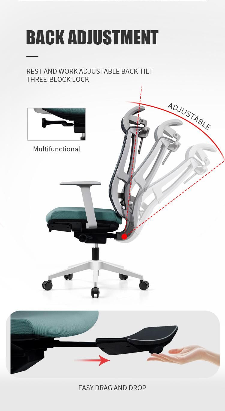 China Manufacture Manager Mesh Fabric Swivel Executive Office Chair for Office Furniture
