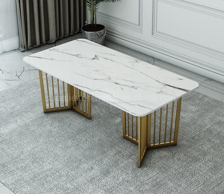 American Style Home Furniture Gold Metal Base Dining Chairs Tables