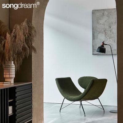 Living Room Modern Design Fabric Bending Recliner Leisure Accent Chair