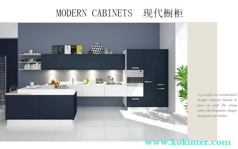 MDF/MFC/Plywood Particle Board Modern Kitchen Cabinets