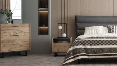 Nova Modern Bedroom Furniture Dark Grey King Size Upholstered Bed