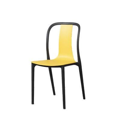 Modern Stacking Event Hotel Lobby Chair Classic Outdoor Armless Plastic Stacking Dining Chair for Restaurant