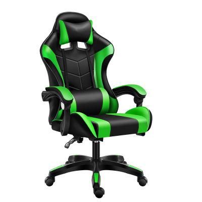 New High Back Home Office Ergonomic CE Approval Silla Gamer Chair Adult Modern Green Racing Gaming Chair