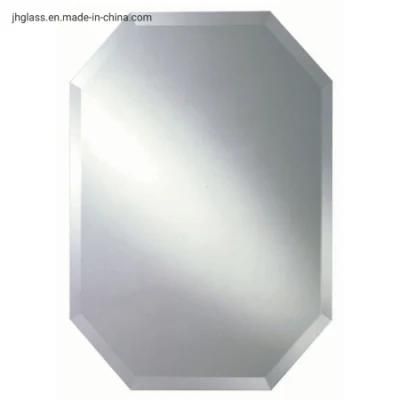 Modern Customized Design Bathroom Irregular Beveled Mirror