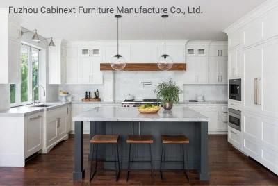 White Customized Cabinext Kd (Flat-Packed) Fuzhou China Wholesale Cabinets Modern Kitchen Cabinet