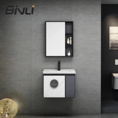 24 Inches New Design Space Aluminium Wall Mounted Bathroom Furniture with Cheap Factory Price