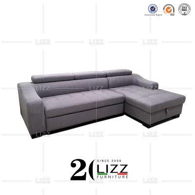 Hot Selling High Quality Italian Leather Home Hotel Living Room Sofa with Storage