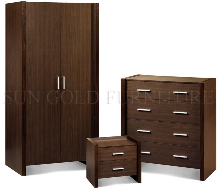 Bedroom Furniture Wardrobe in Beautiful White Gloss Lacquer (SZ-WD061)