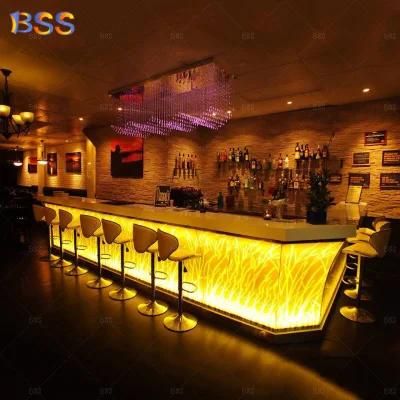 Bar Counter Design Idea for Commercial Restaurant Cashier Bar Counter