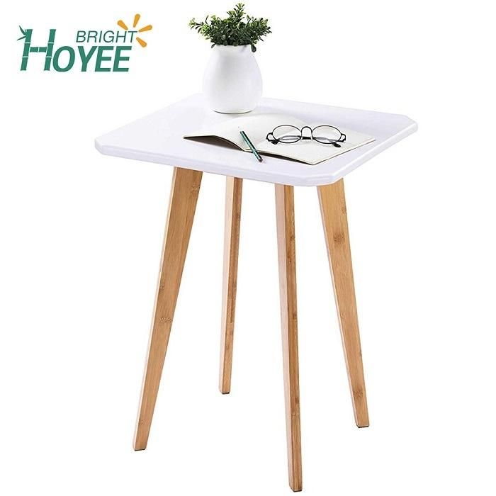 Bamboo Coffee Tea Square Table for Living Room