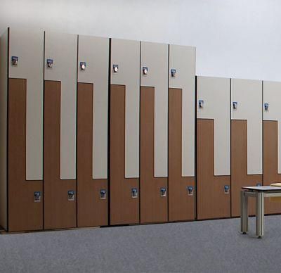 Easy Clean 12mm Cdf Compact Fiberboard Single Door Employee Changing Room Door Modern Cheep Lockers