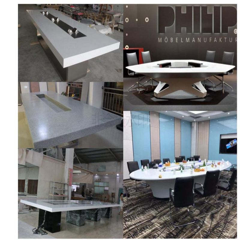 Modern Office Furniture Standard Artificial Stone Conference Tables
