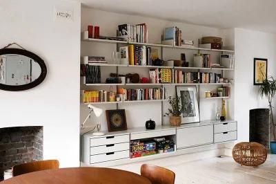 Aluminium Home Office Bookshelves Display Rack Cabinet