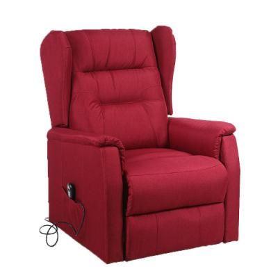 Modern Furniture Leisure Home Living Room Sofa Popular Fabric Reclining Lift Chair with Back Ear