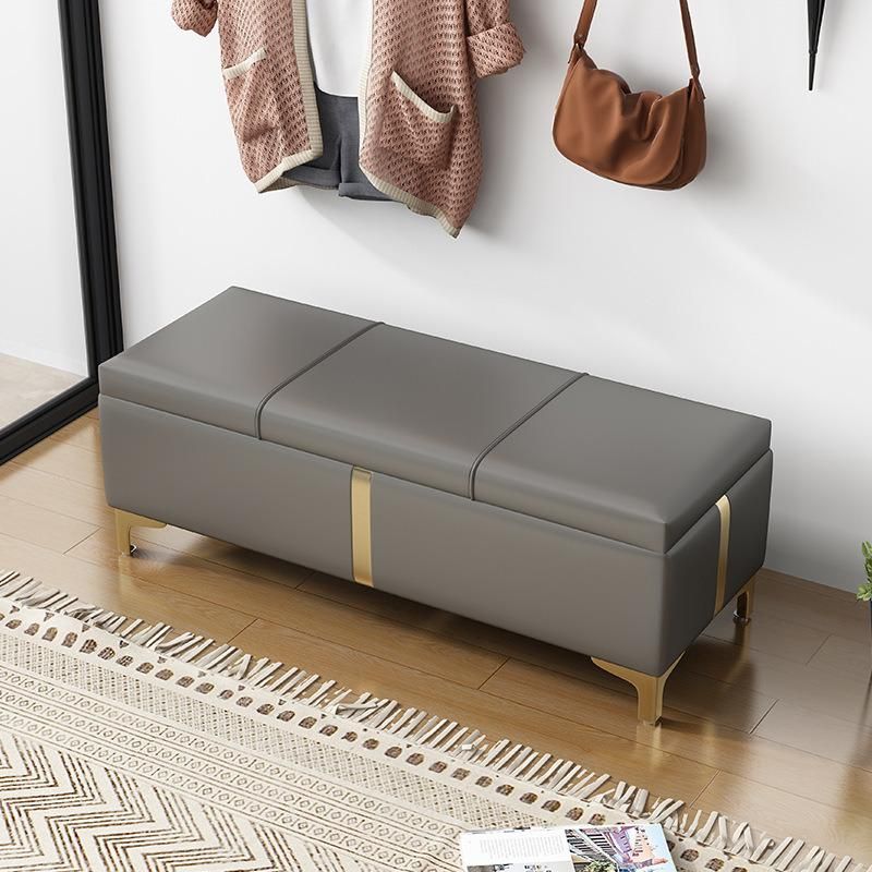 Modern Home Furniture Bench Footrest for Shoes Can Stored Cabinet Living Room Furniture Set