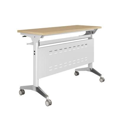 Elites Wholesale Foldable Movable Silent Pully Standing Desk Computer Table Student Office Home Furniture