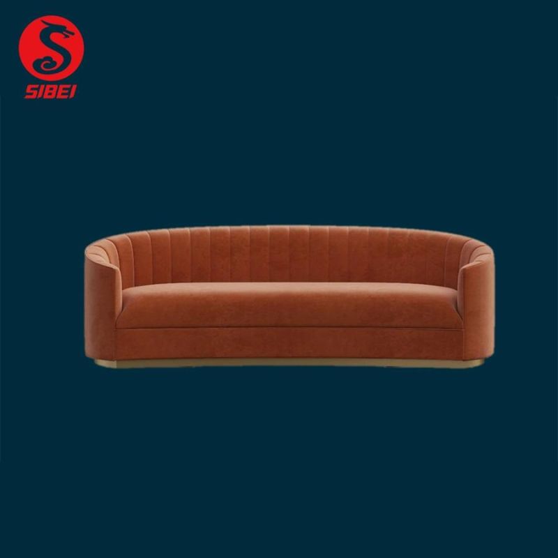 Chinese Manufacturer Customize Modern Home Living Room Wooden Furniture Leisure Fabric Sofa