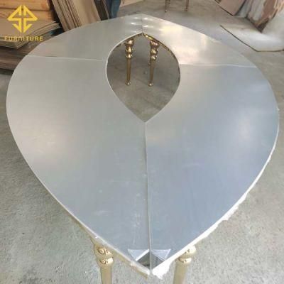 Dubai Wedding Stainless Steel Wedding Table for Event