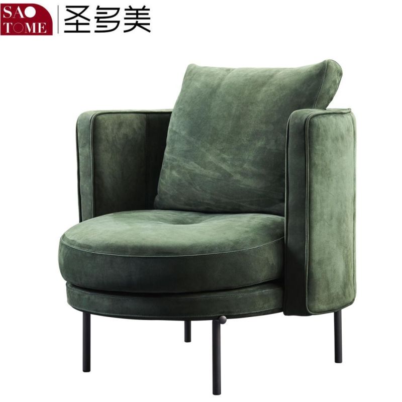 Modern New Comfortable Lazy Sofa Hotel Living Room Leather Leisure Chair