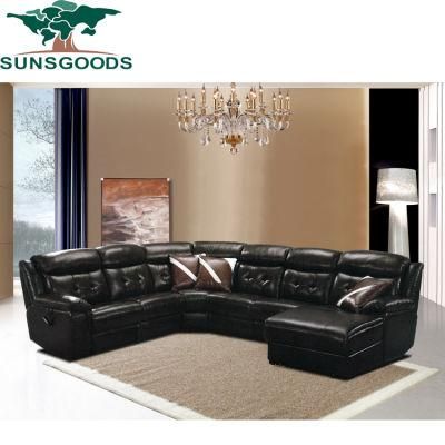 Multiple Seats New Arrival Modern Italy Furniture Genuine Leather Luxury Sofa