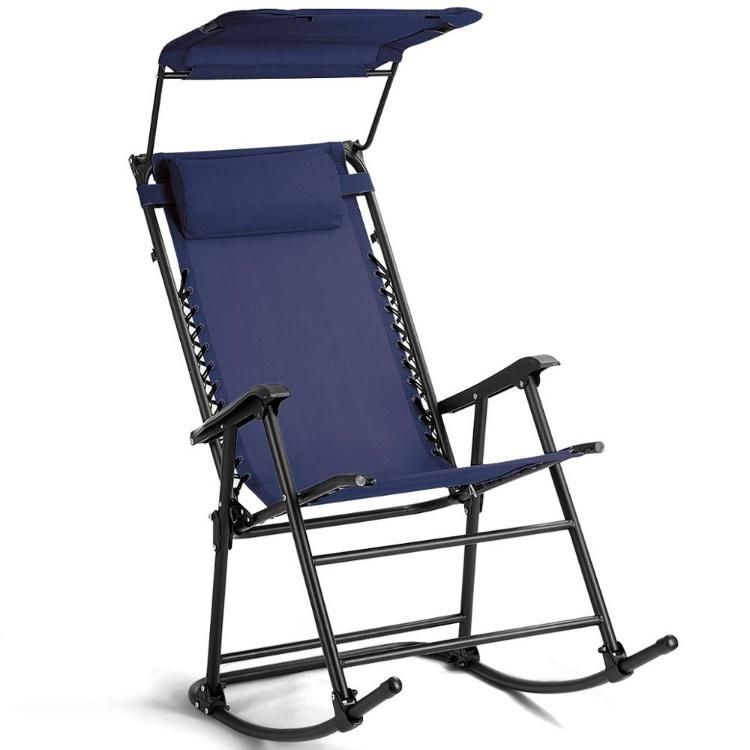 Lightweight Portable Modern Unique Chaise Luxury Folding Recliner Lounger Beach Sun Lounger Zero Gravity Chair