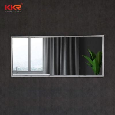 High End Washroom Basin Mirror Solid Surface Makeup Mirror