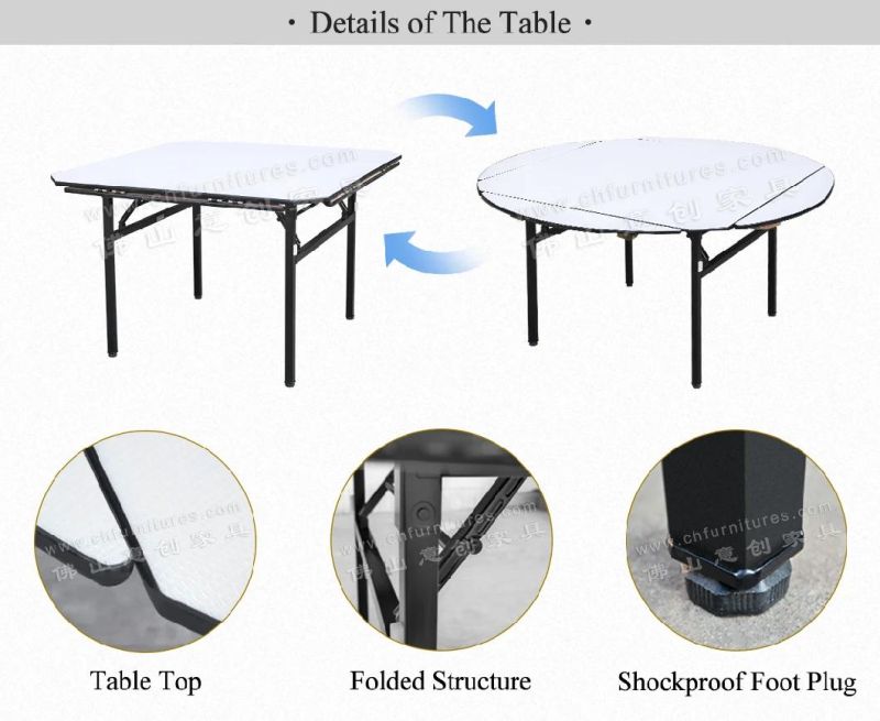 Yc-T06 Folding Tables, Round Tables, and Square Tables Are for Hotel Use.