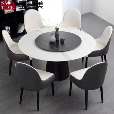 Light Luxury High Fashion Round Top Dining Table