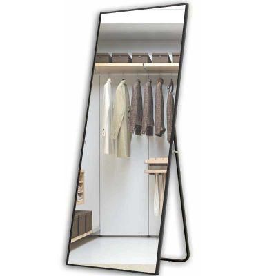 Rectangle Black Trimmed Full Sized Body Mirror for Dressing